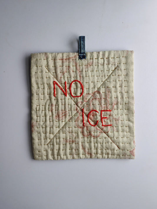 NO ICE pot holder trivet