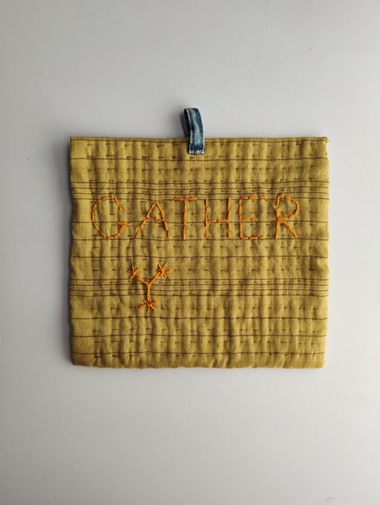 GATHER pot holder trivet