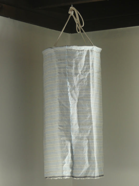 Pale blue and silver lantern